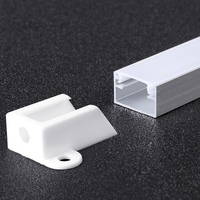 Profilé en aluminium pour bande LED, extrusion de canal en aluminium, éclairage de cinéma monté, éclairage de marche extérieur
