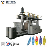 Système de contrôle PLC intelligent, fonctionnement économe en énergie et silencieux, machine de soufflage par extrusion pour bateau en plastique HDPE de 2,8 m