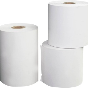 Rollos de Papel Térmico para Recibos Unifon Blancos de una Sola Capa de 80x80 mm para Cajas Registradoras y Sistemas POS de Cajeros Automáticos con Impresión Personalizada - Product Image 1
