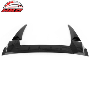 Convient pour Honda Civic 8ème génération 2006-2011, style Type R, becquet de toit noir brillant - Product Image 1
