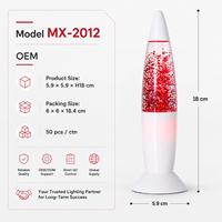 Lampe de table fusée moderne à LED à changement de couleur, à piles, en ABS, avec bouton manuel, pour chambre d'enfant, veilleuse domestique