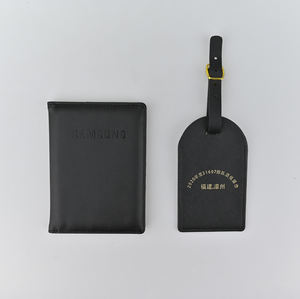 Porte-<span class=keywords><strong>passeport</strong></span> en cuir PU, personnalisable, Logo imprimé, coffret d'étiquette de bagages, couverture de <span class=keywords><strong>passeport</strong></span>, nouvelle collection - Product Image 6