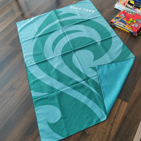 Handuk Pantai Mewah Custom dengan Logo Cetak Khusus Pengiriman Cepat Handuk Pantai Besar Musim Panas Bahan Microfiber
