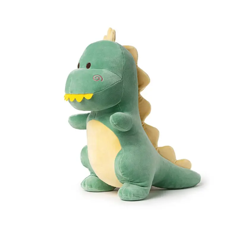 קטיפה ירוק דינוזאור צעצועי דינוזאור בובות חמוד <span class=keywords><strong>שינה</strong></span> כרית קטנה בובת עבור בנים ובנות