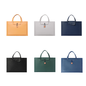 Produzione in fabbrica e commercio all'ingrosso Logo personalizzato da uomo in pelle sintetica borsa per Laptop design Business Cover - Product Image 2