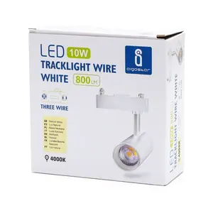 Faretto a LED da 10W bianco, a tre fili, ideale per illuminazione commerciale e decorativa in spazi interni. - Product Image 3