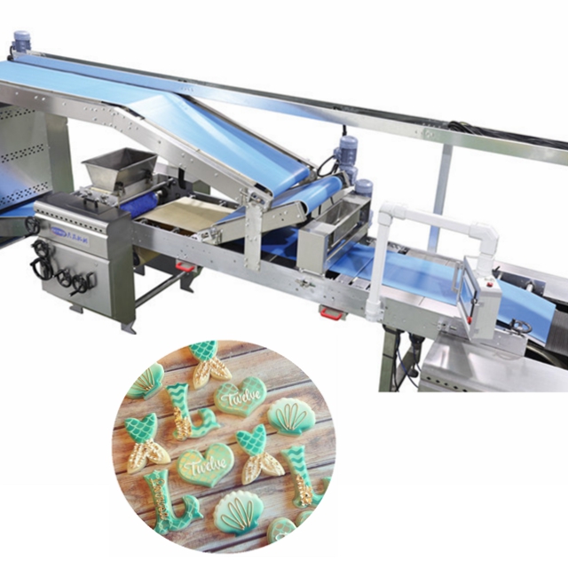 Малая производственная линия, полностью автоматическая машина для приготовления печенья, для начинающих бизнес