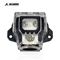 AK-DX55 pemegang Fuse negatif Hub distribusi kotak kawat tanah 1/2/3/4 Asuransi modifikasi Amplifier Audio mobil