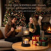 Lampe chauffe-bougie sans flamme en verre gris avec minuterie réglable et variateur d'intensité, brûleur d'arômes pour la maison, vente en gros