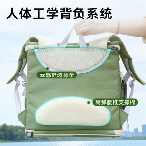 Interactive <b>Cat</b> <b>Backpack</b> Breathable Oxford Foldable Travel Pet Carrier Spring - Product Image 4