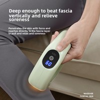 Anneau de massage vibrant sans fil pour tissus profonds, appareil de massage par percussion tendance pour le corps, les épaules, le cou, les mollets et l'abdomen