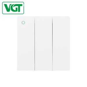 <span class=keywords><strong>Zenpen</strong></span> VGT Nuevo diseño Indonesia Kenia Thin PC 86 1/2 Way 1/2/3/4 Gang UK estándar botón grande enchufes de interruptor de pared eléctrico - Product Image 4