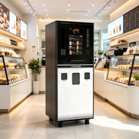 Máquina Expendedora de Café Todo en Uno, Máquina Comercial de Espresso y Latte de Autoservicio para Tiendas Minoristas