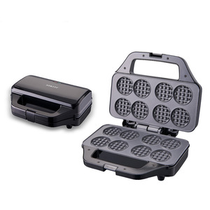 Machine à <span class=keywords><strong>gaufres</strong></span> et sandwichs électrique 8 trous pour petit-déjeuner, appareil domestique DIY pour aliments légers, essentiels transfrontaliers pour le petit-déjeuner - Product Image 5