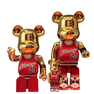 Personnalisable 400% pour Bearbrick Statue <span class=keywords><strong>Violent</strong></span> Ours Intérieur Bureau Accessoire Décoratif Résine ABS Matériau Figurines - Product Image 4