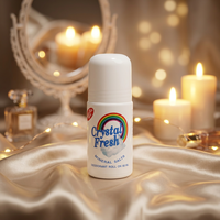 CRYSTAL FRESH 60 мл Минеральный жидкий дезодорант-антиперспирант с роликовым аппликатором RN-P060, сертифицированный по стандартам ISO9001, ISO22716, OTOP, для всех полов
