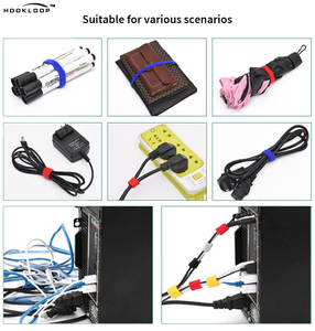 2m 5m 10m Reusable <strong>Hook</strong> <strong>and</strong> <strong>Loop</strong> Cable Ties Roll Tie Down Straps Nylon Double-Sided Strap Multi-Purpose Wrap Fasteners - Product Image 5