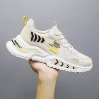Chaussures de course respirantes pour hommes, tissage volant décontracté, chaussures de sport en maille Version coréenne, nouvelle collection automne