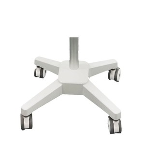 <b>Four</b>-<b>wheel</b> aluminum alloy base, one-piece molded mobile <b>trolley</b> workstation aluminum alloy base. - Product Image 5