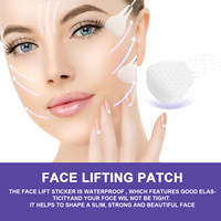 Patchs invisibles pour le visage, le cou et le double menton, effet lifting en V, bandes de recharge pour maquillage, 100 pièces