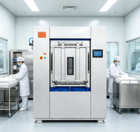 Laveuse-essoreuse industrielle robuste pour l'isolation sanitaire, machine à laver en acier inoxydable, équipement de lavage 20-100 kg
