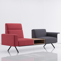Canapé de bureau moderne de haute qualité, ensemble simple, OEM, style personnalisé, acier inoxydable, emballage tendance