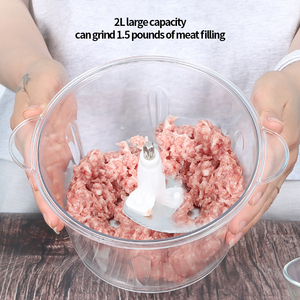 Comercial <span class=keywords><strong>Moulinex</strong></span> 2L cocina doméstica Mini procesador <span class=keywords><strong>de</strong></span> alimentos vegetales Chopper 300W picadora eléctrica máquina picadora <span class=keywords><strong>de</strong></span> carne - Product Image 5