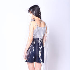 معاطف واقية من المطر من البلاستيك الشفاف الشفاف قماش متين مقاوم للماء مخصص مموهة شفافة معاطف واقية من المطر للسيدات - Product Image 5