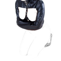 Gilet de force Bondage en cuir avec contraintes de poignet, harnais de corps de costume de veste droite