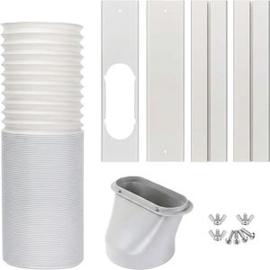 <span class=keywords><strong>Kit</strong></span> de ventilation pour climatiseur portable YOD HVAC Contractor, avec fenêtre coulissante réglable sans soudure de 5,9 pouces et tuyau d'évacuation Pro - Product Image 1