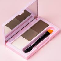 Poudre à sourcils sans talc anti-taches Cosmetics Duo Small High Pigment Brow Powder Private Label Artistic Brow Powder