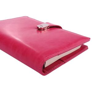 사용자 정의 A5 포켓 나선형 바운드 가죽 노트북 두꺼운 강화 일반 커버 CMYK 인쇄 200 조각 리필 세트 - Product Image 2