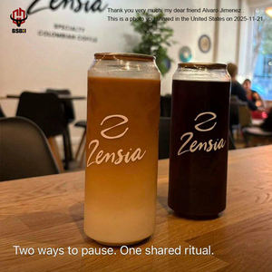 Latas Transparentes para Bebidas de Mascotas BSBH con Tapa, Latas de Plástico para Mascotas, Botellas con Logotipo Personalizado, Latas para Bebidas de Mascotas - Product Image 3