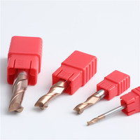 En gros pas cher usine en carbure monobloc fraise en aluminium 2 flûtes cnc routeur bits 6mm16mm 1mm fin mill cutter prix