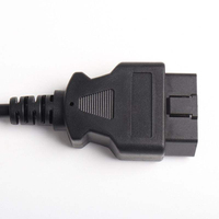 Câble d'extension Lanlin automobile en plastique durable 15m OBD I/II 16 broches 16 conducteurs mâle-femelle Garantie 1 an