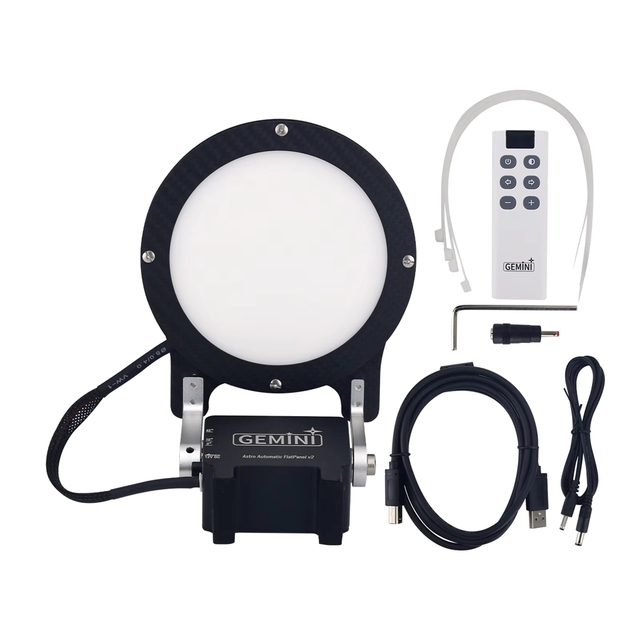 GGDX TeSeek Gemini 100mm Aperture Second Generation Astronomical Flat Panel ASCOM Driving Carbon Fiber Lens Cover