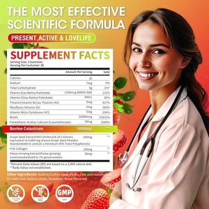 טבעי bovine collostrum פרמיה דשא האכלה קולסטרום תמיכה במעיים & חסינות מוצרים בריאות גומות טבעוני colstrum - Product Image 3