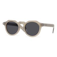 Lunettes de soleil à monture épaisse style japonais, lunettes de soleil à grosse feuille avec lentille polarisée