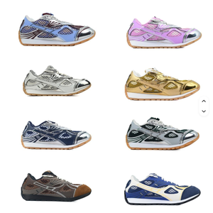 Baskets de mode unisexe 2026, nouvelle collection, design de créateur, haute qualité, lumineuses, à lacets, souples, nouveau style de bout, chaussures Bottega Veneta - Product Image 1