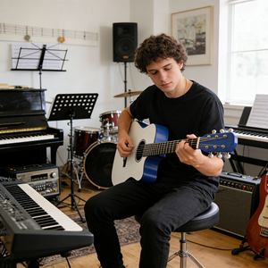 <span class=keywords><strong>Guitare</strong></span> de voyage intelligente la plus vendue, légère, portable, couleur personnalisée, en stock, vente flash - Product Image 1