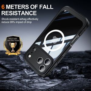 Fournisseur Vérifié – <span class=keywords><strong>Coque</strong></span> de Téléphone Magnétique Anti-chute <span class=keywords><strong>Transparente</strong></span> Triple Protection de Haute Qualité avec Anneau Magnétique pour Presse à Chaud - Product Image 4