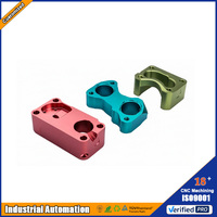 Bloc de collecteur pneumatique personnalisé en usine, pièces usinées CNC en aluminium 6061 pour équipement d'automatisation