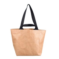 Sacs en papier personnalisés imprimés, sacs fourre-tout en papier kraft lavables, fabriqués à partir de matériaux écologiques supranaturels pour le shopping et les cadeaux