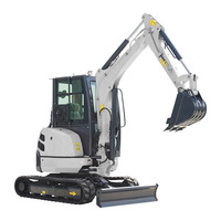Mini-excavatrice sur chenilles Powston 1t 2t 3.5t 4t, livraison rapide, directement de l'usine