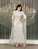 Robe de soirée de luxe Dubaï Kaftan pour femmes, robes de soirée élégantes et formelles, Abaya, robe de fête pour femmes, Jalabiya, robe de mariage arabe