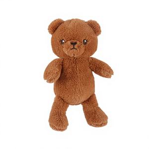 Lindo Oso Pardo de Peluche, <span class=keywords><strong>Juguete</strong></span> de Peluche Suave para Niños y Bebés, Relleno de Algodón, Tamaño Personalizado, Regalo OEM - Product Image 1