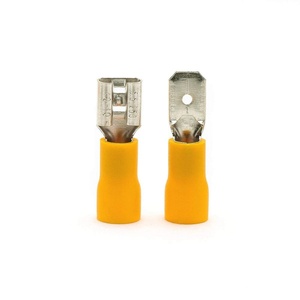 Terminales de Desconexión Hembra de Cobre Preaislados Tipo Filtro PVC, Conector en Frío para Cables de 22-16 AWG, 16-14 AWG, 12-10 AWG - Product Image 5