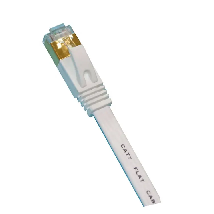 3.3ft Cat7 Extérieur Câble Triple Blindage SSTP 10gbps 600MHz Câble De Raccordement Ethernet pour Modem Routeur