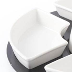 Chocolate <strong>Fondue</strong> Set Ceramic Butter Warmer <strong>Kit</strong> with 4 Forks Serving Trays Melting Hot Pot - Product Image 6