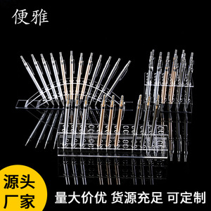 Expositor de acrílico transparente para lápices de cejas, soporte para bolígrafos y plumas estilográficas, mostrador, accesorio. - Product Image 2